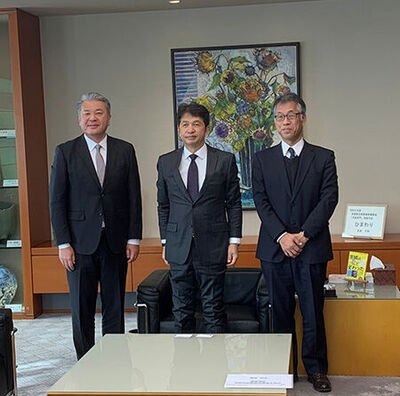 Courtesy Visit to Governor OIGAWA of Ibaraki Prefecture